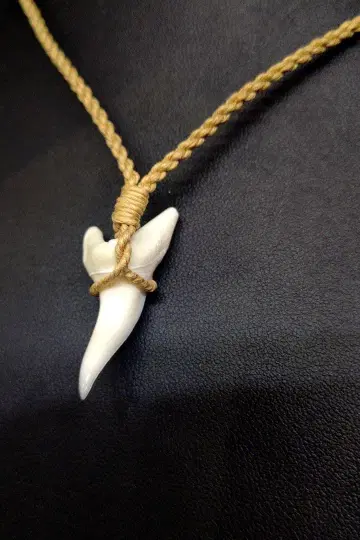 상어 이빨 목걸이
