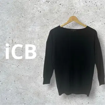 [ iCB ] S 사이즈 캐시미어 혼방 보트넥 니트 풀오버 양모