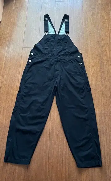 백 넘버 오버롤 블랙