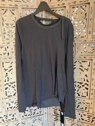 새상품 ELMORE L LEONARD 리브 절개 변형 T 블랙 S