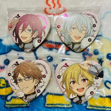 앙스타 스타포니 이바라 와타루 쇼우신 나즈나 캔뱃지 4개 세트