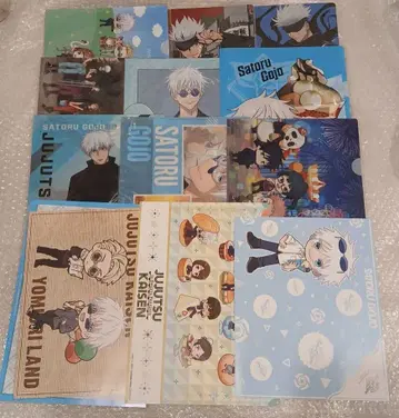 주술회전 클리어 파일 런치 매트 고죠 사토루