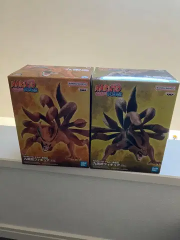 나루토 구미호 피규어 2체 세트