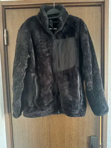 COVER WORK 플리스 자켓 블랙