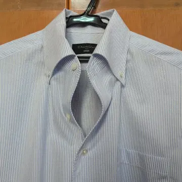 Donato Vinci 버튼 다운 M39-80 색스 블루 스트라이프