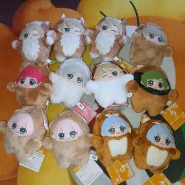 A3! 모후메이트 멍멍 봉제 인형 봄, 여름 8종 12체 세트