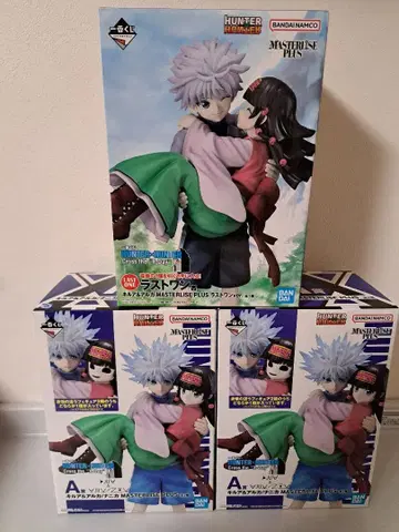 제일복권 헌터헌터 A상 2종 라스트원상 피규어 3체 세트