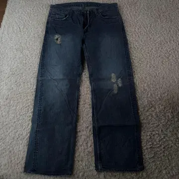 다크 블루 스트레이트 데님 M 사이즈