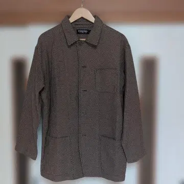 FIRST STEP 체스터 코트 남성용 L 사이즈 브라운 계열