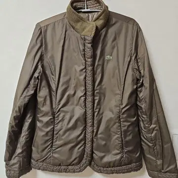 새상품급 라코스테 여성용 카키색 리버서블