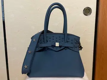 [ 중고 ] SAVE MY BAG 스터드, 벨트 포함 백 ( 네이비 )