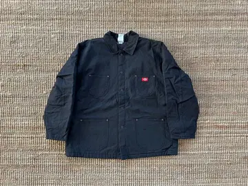 Dickies 워크 덕 자켓 커버올 옷깃 코듀로이 블랙 vintage