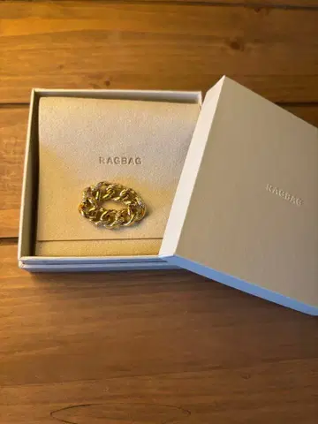 RAGBAG 골드 체인 반지