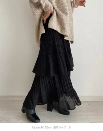 callautia 플리츠 캉캉 스커트