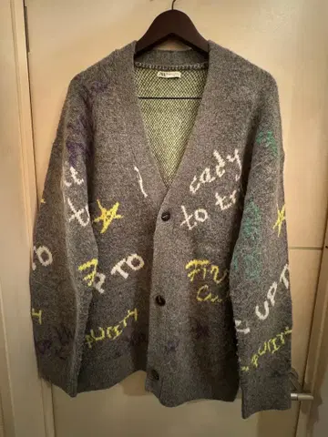 그레이 그래피티 가디건
