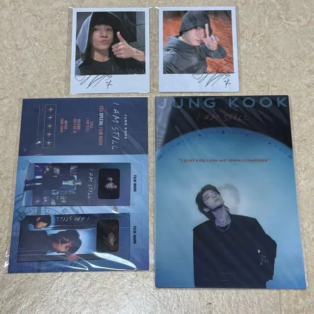 방탄소년단 정국 아이엠스틸 영화 폴라로이드 필름마크 렌티큘러엽서