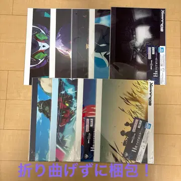 제일복권 건담 GQuuuuuuX H상 클리어 포스터 9종