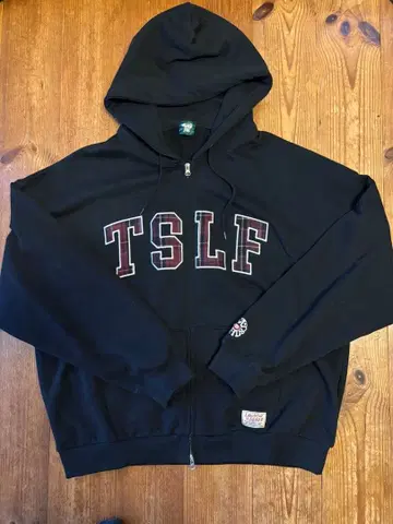 That's Life TSLF 로고 블랙 후드티