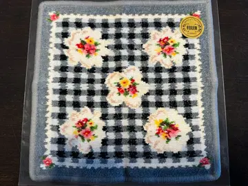 페이러 비시 체크 타월 손수건