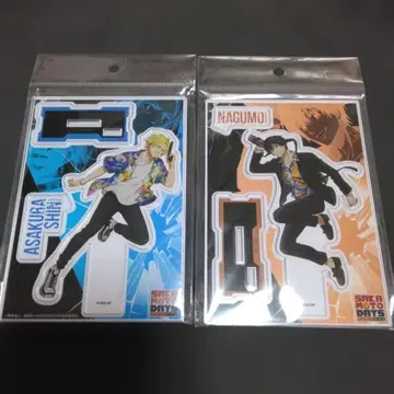 사카모토 데이즈 패턴 셔츠 아크릴 스탠드 나구모 아사쿠라 신