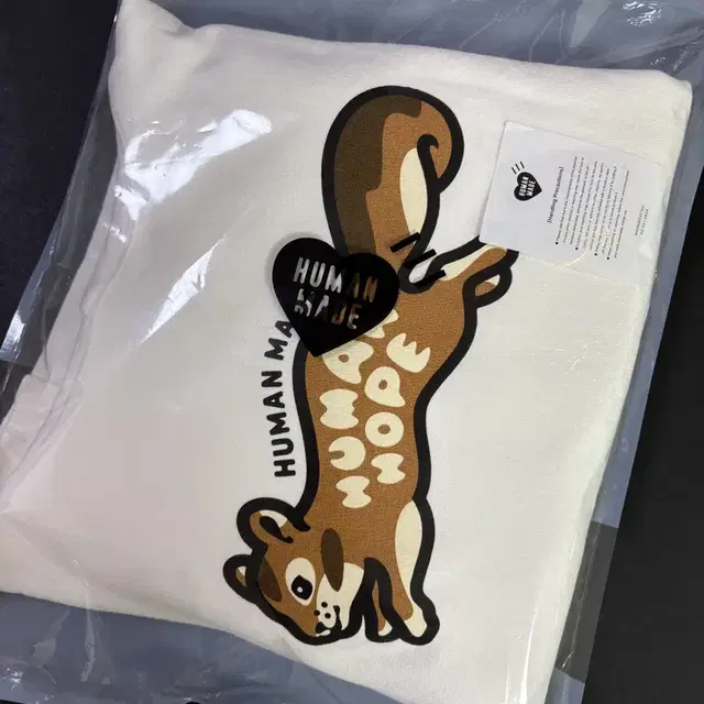 (M) 제이홉 휴먼메이드 'HUMAN HOPE' 방탄BTS 후드티 흰색