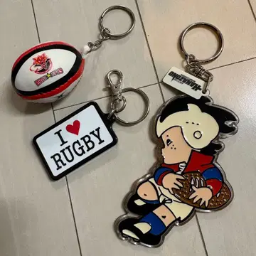 럭비 키링 세트 3점 세트 스포츠