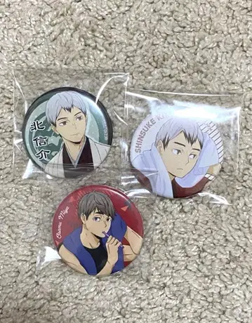 하이큐 캔뱃지 키타 신스케 미야 오사무