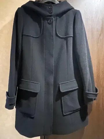KUMIKYOKU 블랙 롱 코트 M 사이즈