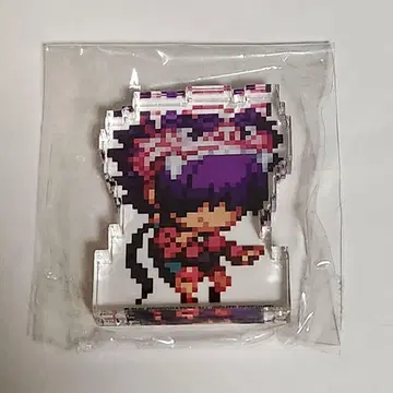 오키나와 한정판 KOF 도트 아크릴 블록 쉘미