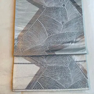 [ 새상품급 ] 성인식 후리소데 실버 후쿠로 오비