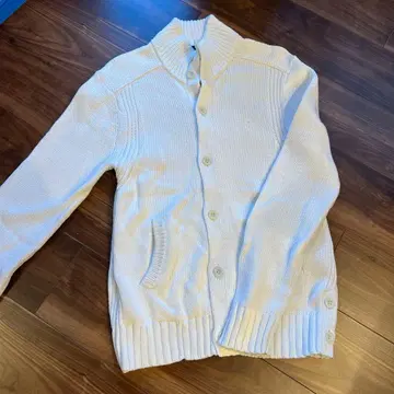 theory 남성용 화이트 니트 가디건 38