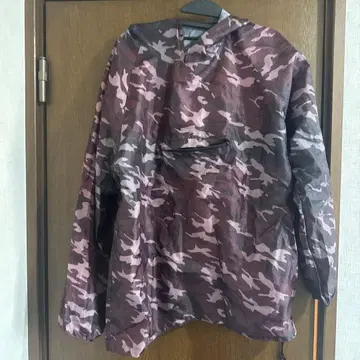 카모 패턴 나일론 후드 자켓