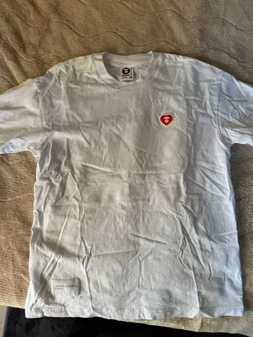 AAPE NOW 화이트 T셔츠 M 사이즈