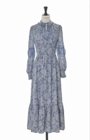 Herlipto Winter Floral Long-sleeve Dress