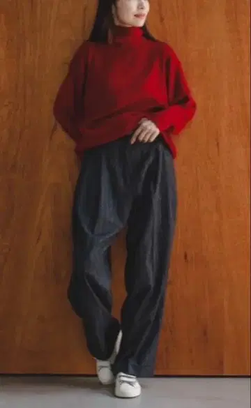 [ deres ] 13th 터틀 니트 / 트라이앵글 스카프 (세트)