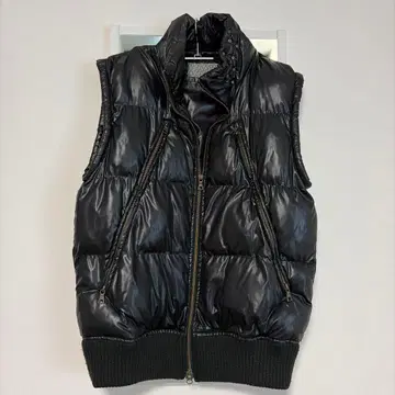 BEAMS 블랙 다운 베스트 M 사이즈 남성용