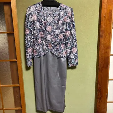 Belle Sophie 꽃무늬 자수 포멀 원피스 9호