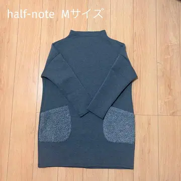 새상품급 [하프 노트] 원피스 튜닉 루즈핏 일본제 그레이 계열