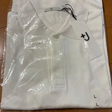 유니클로 +J 화이트 피케 셔츠 L 새상품