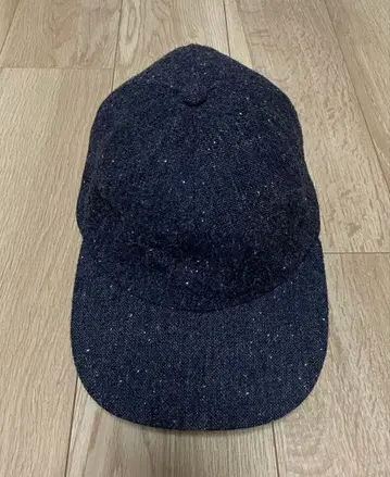 O-은행나무 라보 TWEED CAP 다크 네이비
