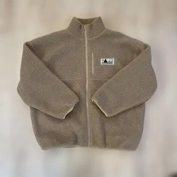 도쿄 디즈니 리조트 플리스 보아 자켓 베이지