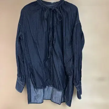 machatt 마차트 데님 블라우스 블랙