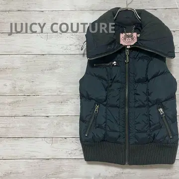 새상품급! JUICY COUTURE 쥬시 꾸뛰르 다운 베스트 네이비