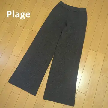 Plage R'IAM 울 캐시미어 니트 팬츠 36