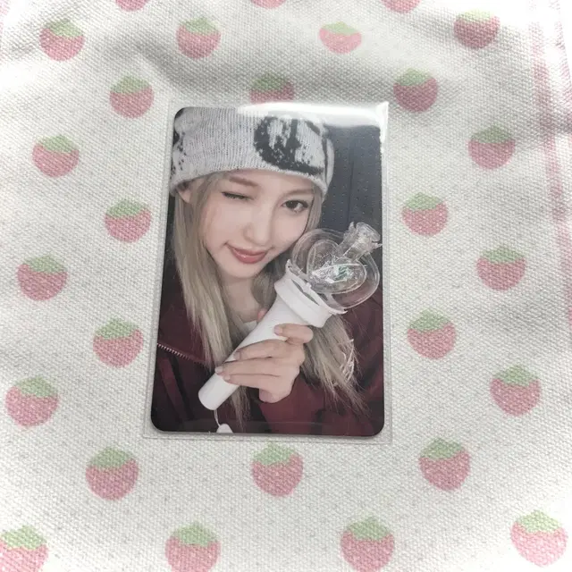 아이브 가을 응원봉 포카