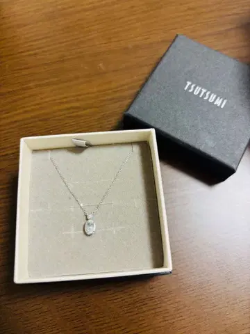 TSUTSUMI 아쿠아 마린 목걸이