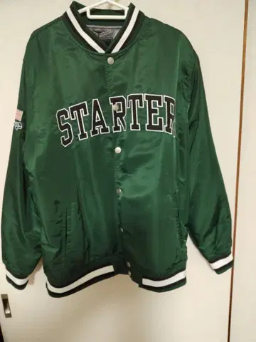 STARTER 그린 나일론 자켓 KADOKAWA DREAMS