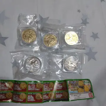 반다이 가샤폰 포켓몬 배틀 코인 5종 세트 1