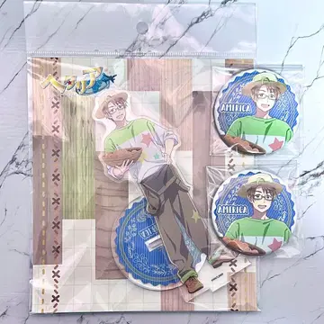 헤타리아 미국 수확제 아크릴 스탠드 캔뱃지