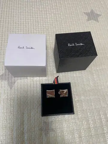 [ 미사용 ] Paul Smith 실버 커프 링크스